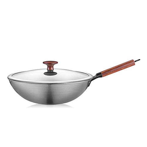 Wok con mango de titanio compuesto 32x10.4 cm hierro