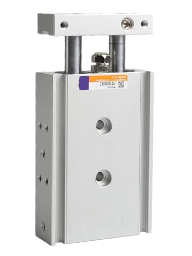 Vérin pneumatique double axe CXSM32 course 40mm pour automatisme - 3