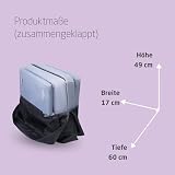 Maxi-Cosi Iris2, 2-in-1 Reisebett Baby, 0-3 Jahre, 0-15 kg, Kompaktes Reisebettchen, 2 Ebenen, Seitliches Einstiegsfenster, Faltbar & Leicht, Matratze Erweiterbar, Umweltfreundlich, Essential Grey