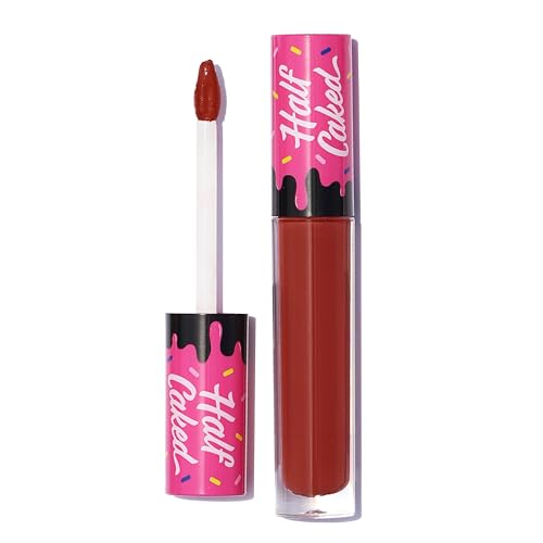Half Caked Lip Fondant Liquid Lipstick - Long-Lasting, Matte Finish - Smudge-Proof, Transfer-Proof, Vegan & Cruelty-Free - 4ml ('82 Bordeaux)