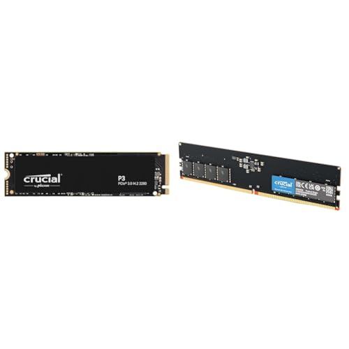 Image of Crucial P3 500GB PCIe 3.0 3D NAND NVMe M.2 SSD, up to 3500MB /s - CT500P3SSD8