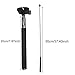 Portable 37 Inch Selfie Stick Phone Tripod Stand, Universal 360 Rotation Extendable Selfie Stick with Rubber Non Skid Feet Super Strong Support Compatible Smartphone & Camera (Black)
