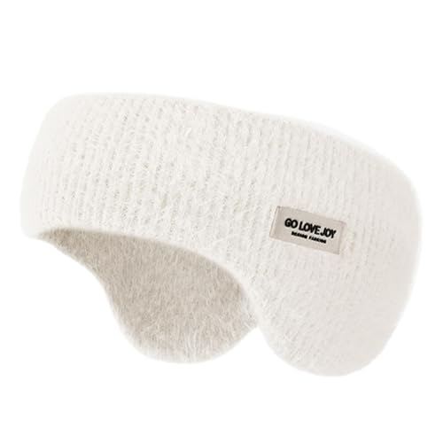 Tuxxjzm 防音イヤーマフ 睡眠用 防音冬用暖かいイヤーマフ イヤーマフ 冬 イヤーウォーマーヘッドバンド 軽量イヤーマフ 睡眠/勉強/仕事/昼寝用, ホワイト, Refer to