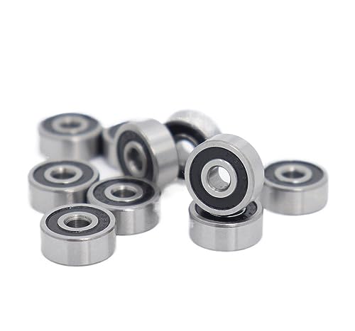 Roulement 623-2RS 3x10x4mm à billes miniature étanche pour modélisme - Lot de 10