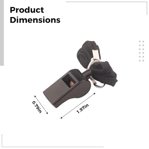 Set de 5 silbatos metálicos profesionales para árbitro miniatura 4