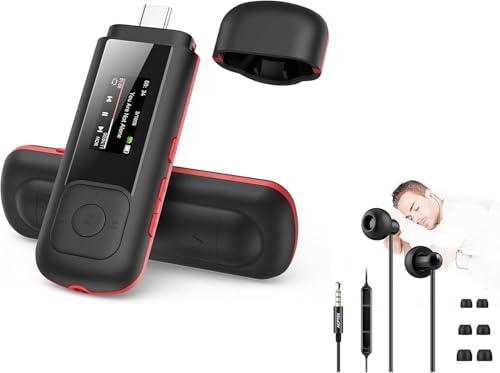 Lecteur MP3 64Go AGPTEK avec clé USB Type C intégrée et radio FM pour écouter la musique