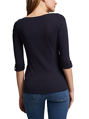 ESPRIT-Longsleeve-mit-Turn-up-Aermeln-Bio-Baumwolle