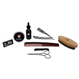 G.B.S Beard Grooming Set Includes Beard Oil, Beard Balm, 3