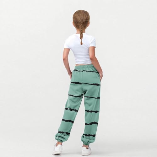 Sweatpant for Girls 2025 Casual Drawstring Elastic High Waisted Comfy Pants Trendy Gradient Girls Jogger Pants2