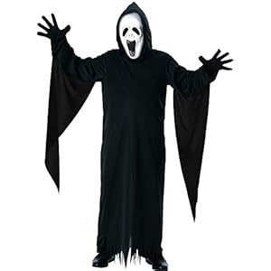 Rubie’s unisex child Howling Ghost Children’s s Costume, Black, Medium US
