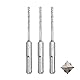 MOXPIFY 3tlg SDS Plus Bohrer 4 x 110mm,Betonbohrer mit 4 Hartmetall Schneiden und Doppelwendel für Beton und Mauerwerk