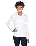 Team 365 Ladies' Zone Performance Long-Sleeve T-Shirt XL WHITE
