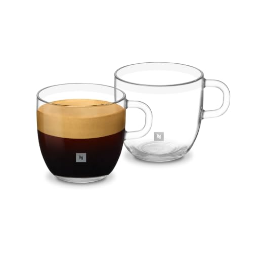 Nespresso Signature Gran Lungo Tassenset, 2 Glastassen (270 ml)