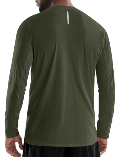 Image of Dry Fit Athletic Shirts for Men Short /Long Sleeve Workout Shirt