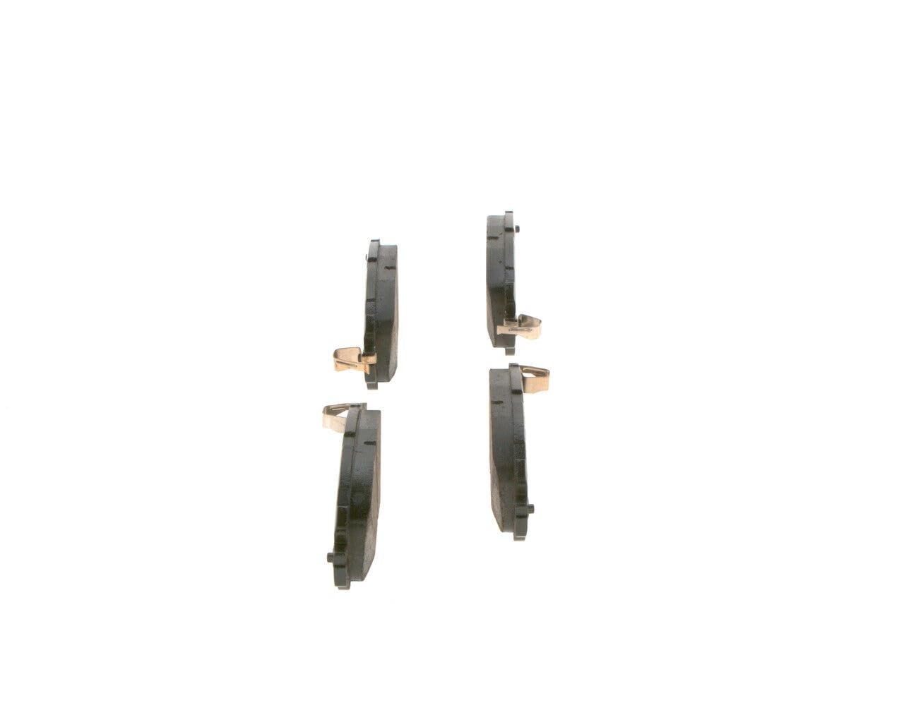 Bosch BP2006 - Pastiglie Freni Auto, Asse Anteriore - Qualità Bosch - Riduzione del Rumore e della Polvere - Certificazione ECE-R90 - Senza Rame - 1 Confezione da 4 Pastiglie | Compatibile con: MAZDA 2