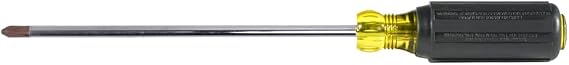 Klein Tools 6037 PH2 Phillips Screwdriver 7-Inch Round Shank, Made in USA