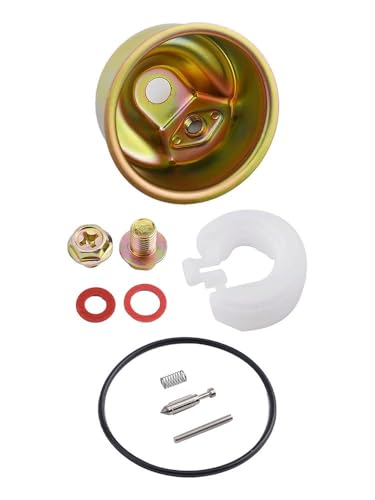 Kit de réparation de carburateur pour Honda GX120/GX200/GXV Series & Predator 212cc moteurs - cuve métallique, flotteur, aiguille, joint, goupille, ressort,...