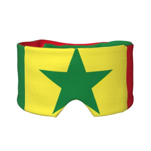 Orejeras opacas con estampado de bandera de Senegal para adultos, niños, hombres y mujeres