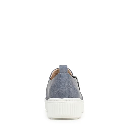 Naturalizer Women's Turner Platform Slip on Fashion Sneaker, Blue, 8.5 Wide by Naturalizer - Image 4