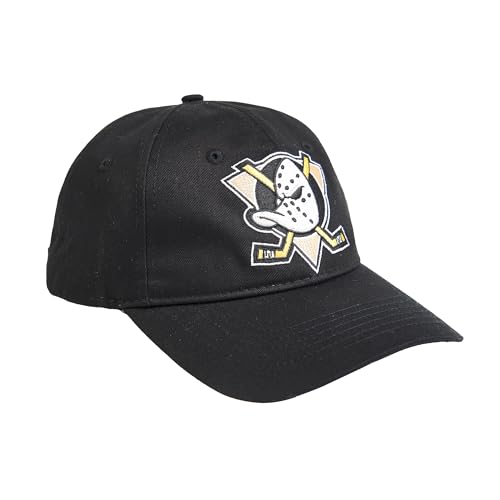 Image of TRIVINKIN Mighty Ducks hat Men's Duck hat Hockey Cap Adjustable Snapback Baseball Hat with Embroidered Logo Size (S-XL)