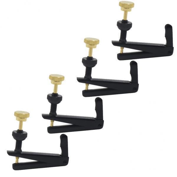 FASHIONMYDAY 2x4 Pieces Violin Fine Tuners Adjusters Fiddle Parts 1/4-1/2 Universal Black | Musical Instruments & Gear | String | Parts & Accessories | Other Accessories-image-8