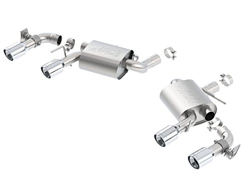 BORLA 11924 Rear Section Exhaust S-Type for 2016 Chevy Camaro SS 6.2L w/ NPP