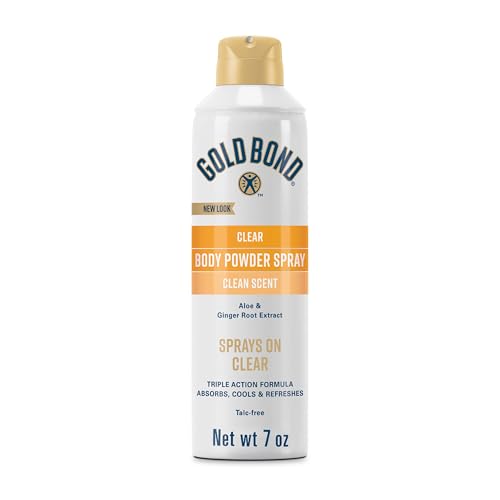 Gold Bond No Mess Clear Body Powder Spray