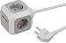 Produktbild Brennenstuhl Alea-Power USB-Charger Steckdosenblock/Steckdosenwürfel 4-Fach (mit 2X USB, 1,4m Kabel und erhöhtem Berührungsschutz)