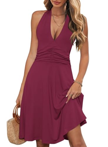 Wkior Womens Spring Dresses Sleeveless 2025 Fashion Casual Boho Floral