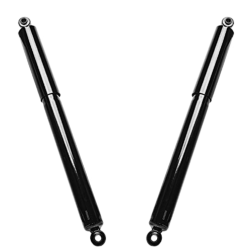 Image of Detroit Axle - 4WD Rear 2pc Shock Absorbers for 1999-2006 Chevy Silverado 1500 GMC Sierra 1500, Suburban Yukon XL 1500 Tahoe Escalade ESV EXT [w /o Electronic Suspension] 2 Shock Absorbers Pair Set