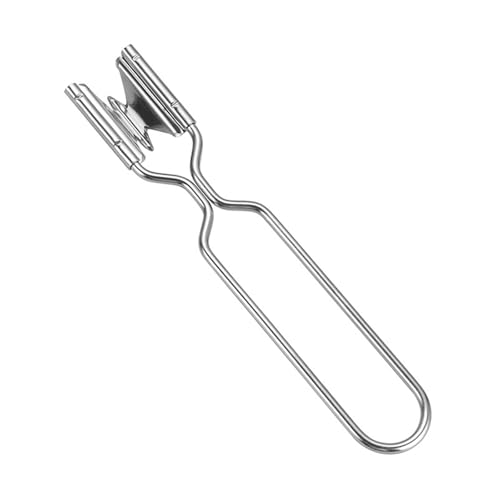 Ronyme Extracteur d'œil d'ananas en Acier Inoxydable, Outil de Cuisine Polyvalent et Ergonomique en Forme de V, Pince pour œil d'ananas pour la