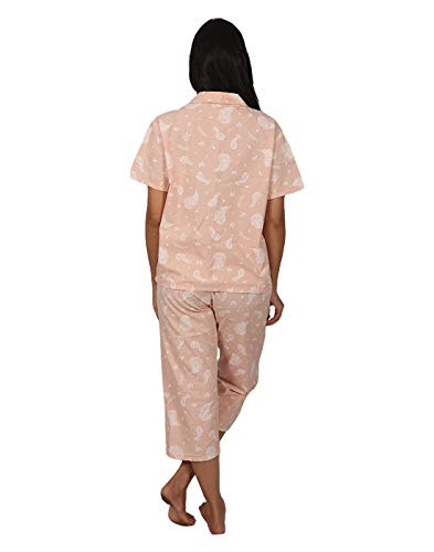 Image of B STORIES Women's Cotton Pyjama Set | Comfort and Relexed Nightsuit for Ladies