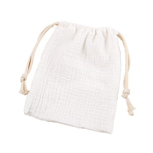 Bear Pattern String Diaper Cotton Baby Diaper Bag Candy Nappy Container Baby Accessory Bag