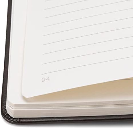 Perfectly Penned Ruled A5 Notebook/Journal/Writing Pad | Vegan Friendly Hardback Leather Cover | Extra Thick with 255, Lined, 120 GSM Premium Pages | 21 x 14 cm | Luxury Card Gift Box | Turquoise