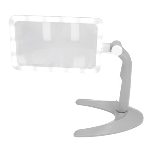 Loupe de lecture rectangulaire Pilipane à 48 LED et 3 modes d'éclairage - 6