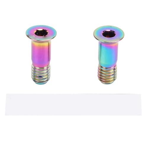 Bike Bearing Pulley Wheel Screws Ti Alloy Lightweight Flat Head Design Reduces Chain Skipping Enhances Gear Shifting for Road Bike Rear Derailleur 2 Pack