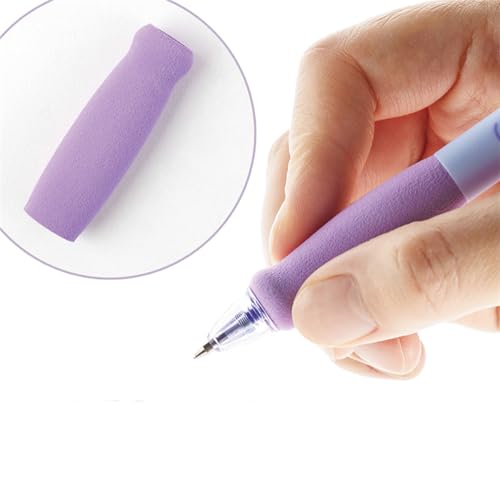 MOZXIRZ 4 bolígrafos retráctiles de tinta en gel borrables miniatura 5
