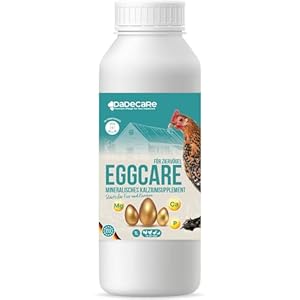 Eggcare Vogelkalzium, 1 l, mit Mineralien und Vitaminen, gesunde Eier und robuste Schalen, stärkt die Knochen, geeignet für alle Entwicklungsstadien
