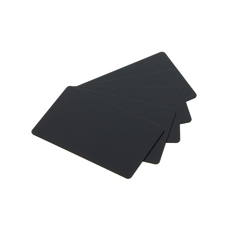 Carte PVC Haute qualité - Noir -Mat (lot de 100)