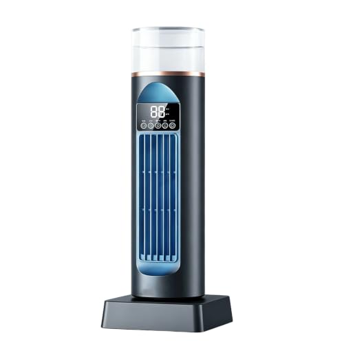 Image of NRVTRE Tower Fan, Standing Fan with Remote, Quiet Bladeless Cooling and Mist Humidifier with 6 Speeds, 120° Oscillating Electric with LED Display, Floor for Bedroom Home