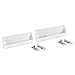 Rev-A-Shelf - 6572-11-11-52 - 11 in. White Polymer Tip Out Sink Front Trays and Hinges