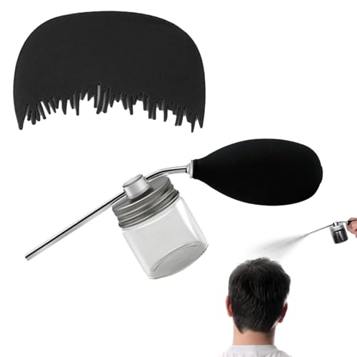 Hair Fiber Spray Bottle With Hairline Optimizer,Spray Applicator,Hair Fiber Spray Applicator,For Hair Building Fibers, Dry Shampoo And Cosmetic Powders