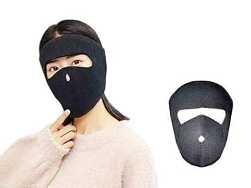 Mototrance Neoprene Winter Warmer Face Mask Specially for Bike Riders, Black