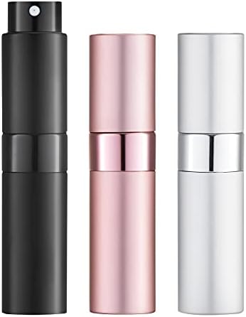 LISAPACK 8ml Travel Perfume Bottle Refillable, 3 PCS Cologne Atomizer Spray