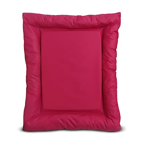 Colchonete Impermeável Cachorro e Gato Pequeno - Almofada Pet Resistente à Água (P) (Rosa)