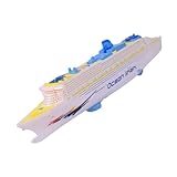 HEMOTON Juguete Eléctrico Barco Crucero Infantil con Luces Led Intermitentes Sonido Realista Diseño Modelo Náutico para Niño Niña y Niñas De Años