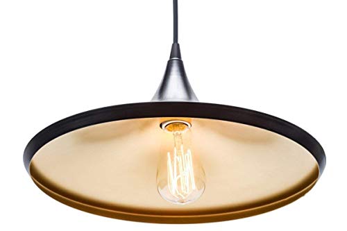 Image of Mahganya Decoration New Fancy Modern Ceiling Lamp for Living Room, Office,Bedroom Lamp with All Fixtures and Fitting Iron Black (Plate Hanging)