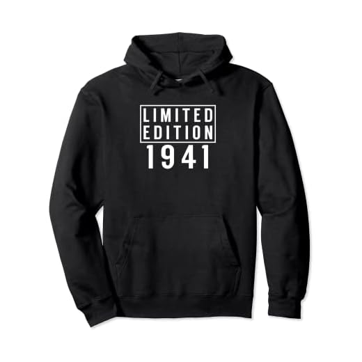 81 Edición limitada de regalo de cumpleaños 1941 Sudadera con Capucha