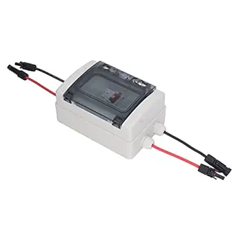 DC Circuit Breaker, PV DC Isolator Switch IP65 500V Transparent Cover for RV (40A)