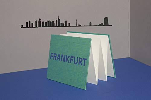The Line, Frankfurt Metal Silhouette Wall Art, black, 50L x 50W cm - Image 3